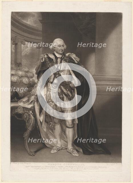 Lord Cornwallis, 1799. Creator: William Ward.