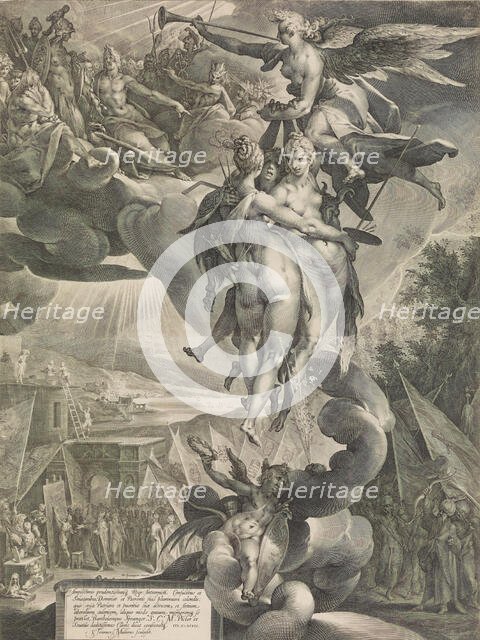 Apotheosis of the Arts, ca. 1619. Creator: Jan Muller.