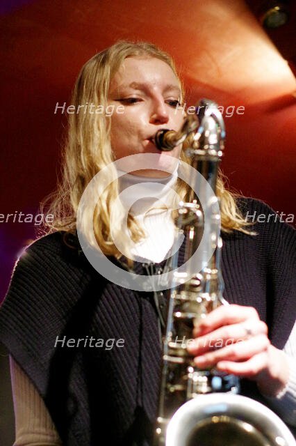 Emma Rawicz, Marco Marconi Quartet, Verdict Jazz Club, Brighton, East Sussex, 14 April 2023. Creator: Brian O'Connor.