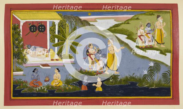 Crossing the Ganges, 1712.  Creator: Unknown.