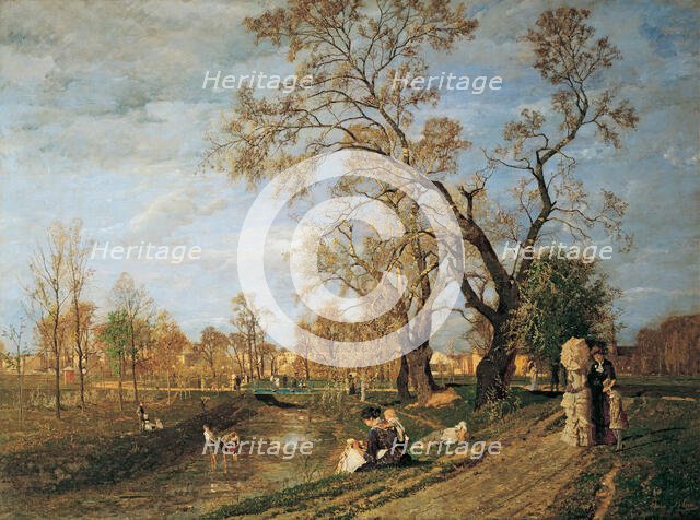 Spring at the Prater, 1882. Creator: Blau, Tina (1845-1916).