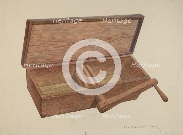 Dough Mixer, c. 1940. Creator: Roger Deats.