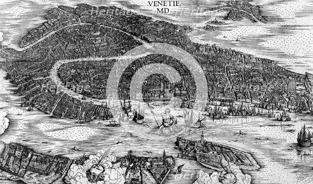 'Venice', 1500. Artist: Jacopo de' Barbari