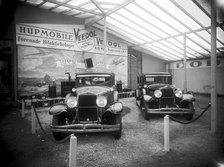 Exhibition of American Hupmobile cars, Landskrona, Sweden, 1920. Artist: Unknown
