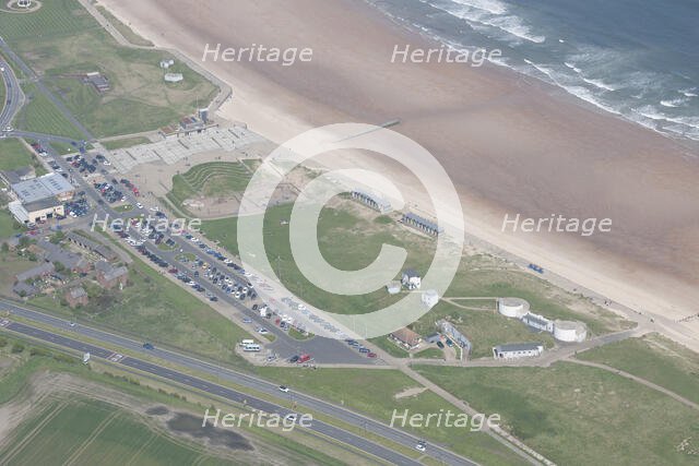 Coastal artillery battery on Blyth Links, Northumberland, 2016. Creator: Dave MacLeod.