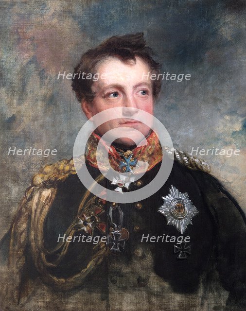 Portrait of Field Marshal August Neidhart, Count of Gneisenau, Prussian soldier, 1818.  Artist: George Dawe.