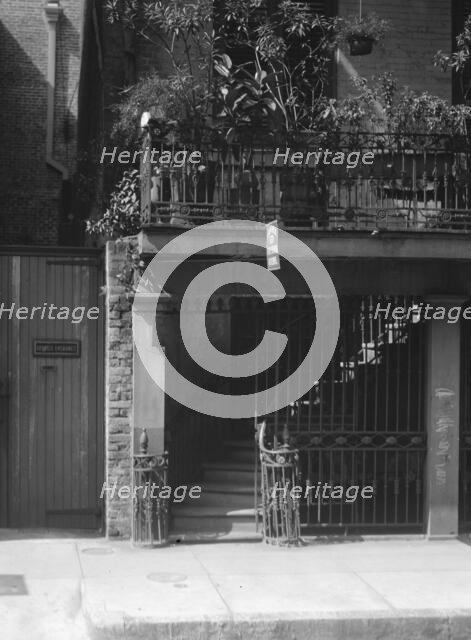 Ground floor of the Victor David House (Le Petit Salon), St. Peter Street, New Orleans, c1920-1926. Creator: Arnold Genthe.
