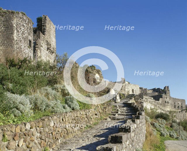 Qalaat al-Marqab (Castle of the Watchtower), Syria, 2001.  Creator: LTL.