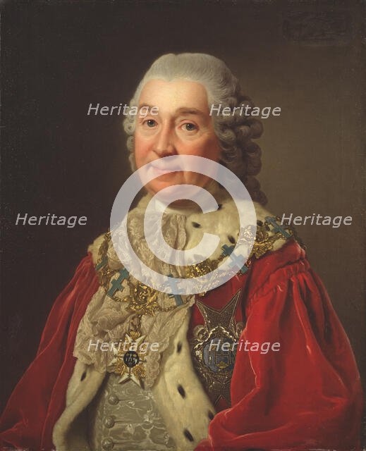 Carl Fredrik Scheffer (1715-1786), Count and Councillor of State, 1775. Creator: Alexander Roslin.