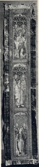 Orphrey, Italian or Spanish, 15th century. Creator: Unknown.