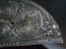 Detail of a Celtic reliquary, 8th century. Artist: Unknown