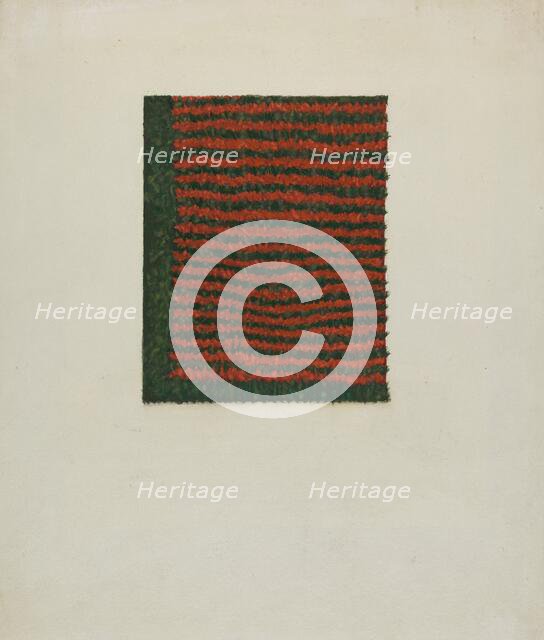 Shaker Textile, c. 1936. Creator: Helen E. Gilman.