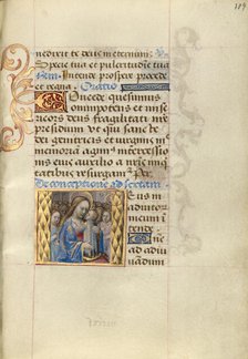 Virgin and Child; Poncher Hours, about 1500. Creator: Master of Cardinal Bourbon.