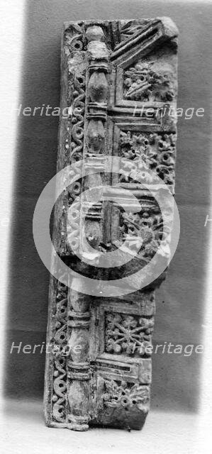 Fragment from a Molding with Rosettes and Acanthus Clusters, Egypt, 5th-6th century. Creator: Unknown.