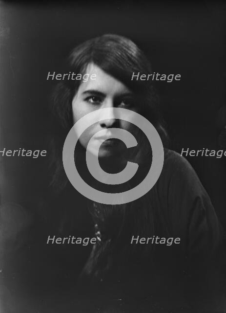 Princess White Deer, or Princess Deer Foot, portrait photograph, 1919 Oct. 14. Creator: Arnold Genthe.