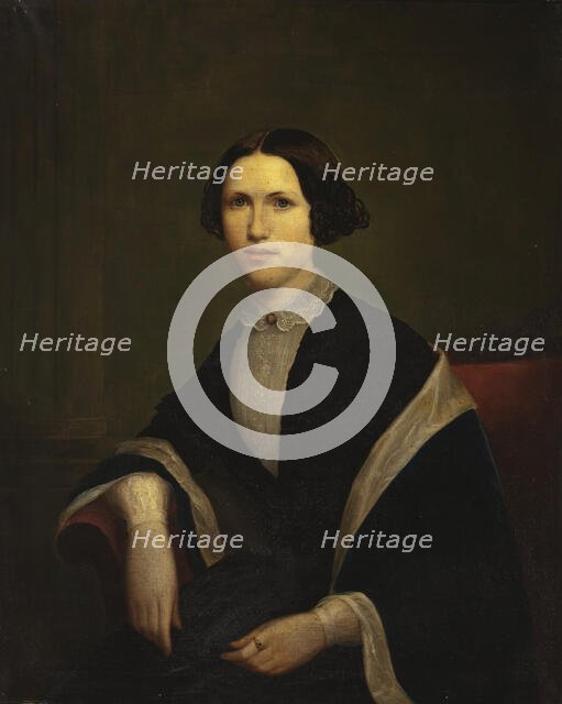 Portrait of Harriet Clark Ferrell, 1853. Creator: Anon.