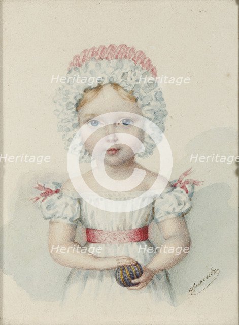 Portrait of Grand Duchess Maria Nikolaevna of Russia (1819-1876).