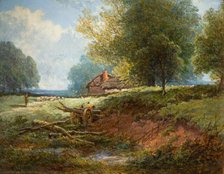Meadow Scene, 1880. Creator: Edwin Taylor.