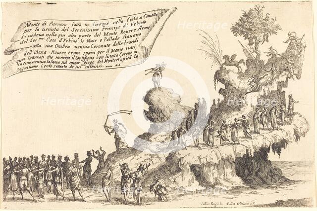 The Float of Mount Parnassus, 1616. Creator: Jacques Callot.