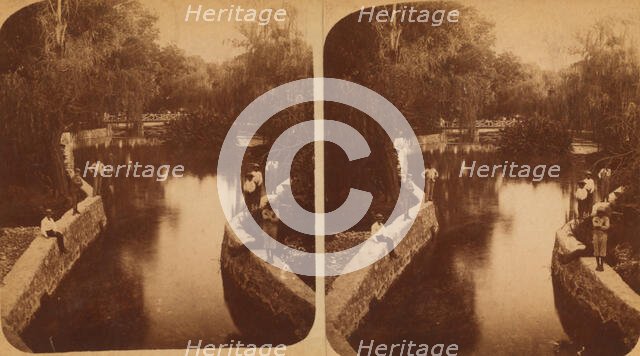 San Antonio River, 1880. Creator: F Hardesty.