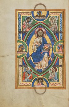 Christ in Majesty; Stammheim Missal, probably 1170s. Creator: Unknown.