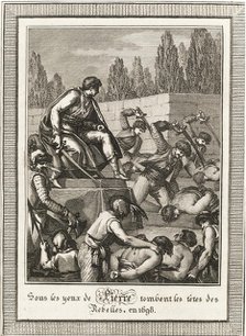 The execution of the Streltsy. From: Histoire de Russie by Blin de Sainmore, c. 1800. Artist: David, François-Anne (1741-1824)