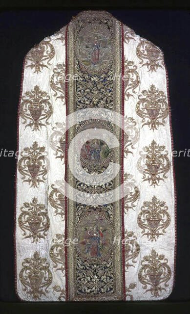 Chasuble with Orphrey Bands, Seo de Urgel, 16th century. Creator: Unknown.