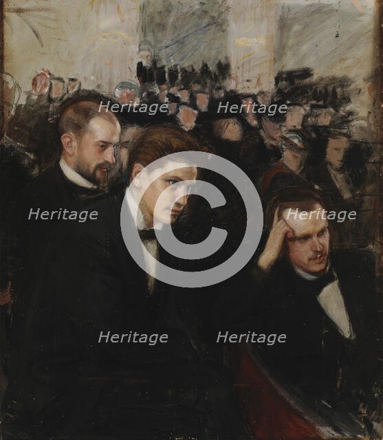 Listeners of Music, 1897. Creator: Magnus Enckell.