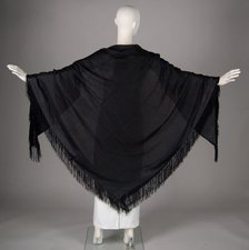 Shawl, American, 1840-90. Creator: Unknown.