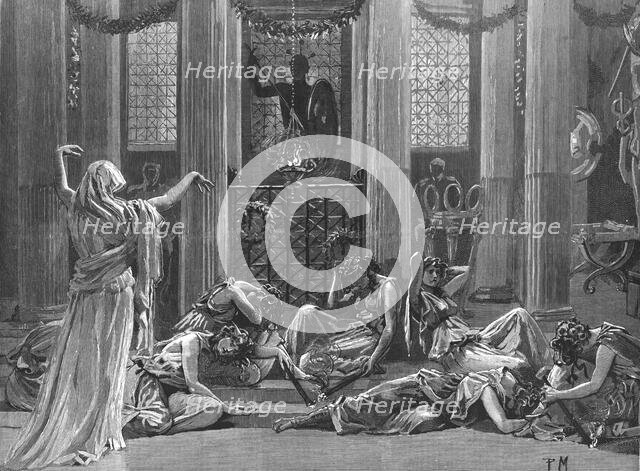 '"The story of Orestes," at the Prince's Hall Piccadilly' 1886. Creator: Unknown.