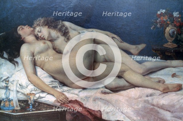 'Le Sommeil', 1866. Artist: Gustave Courbet