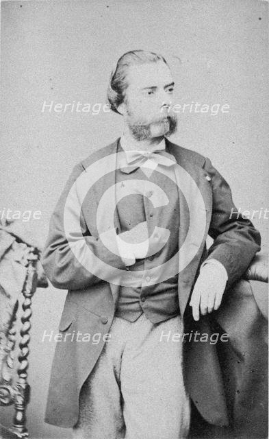 Portrait of the pianist and composer Eugène Ketterer (1831-1870). Creator: Hanfstaengl, Franz (1804-1877).