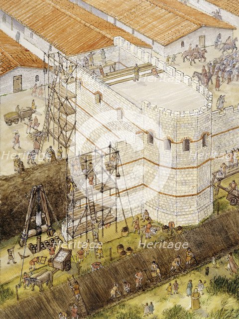 Roman York, c3rd century, (1990-2010). Artist: Tracy Croft.
