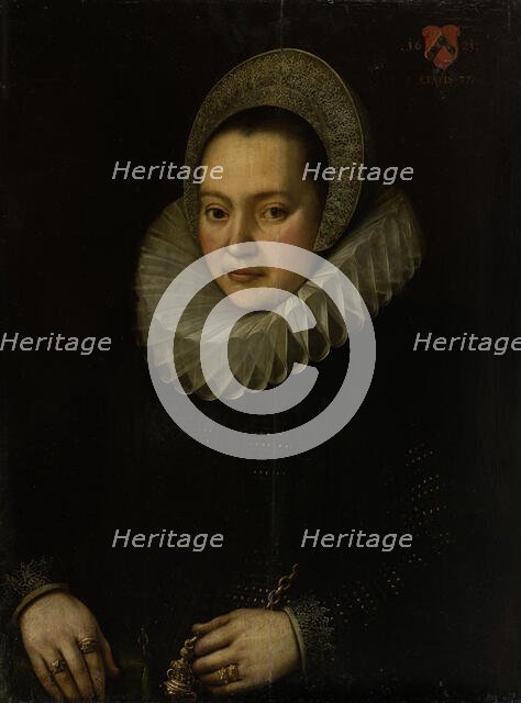 Portrait of a Woman aged 37, 1621. Creator: Gottfried de Wedig.
