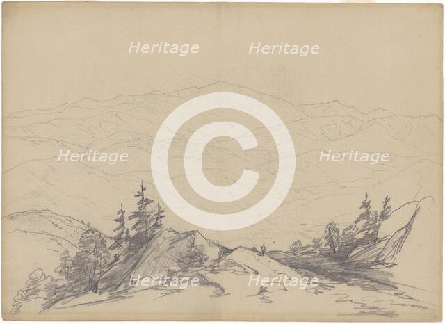 Mountain Landscape, late 19th century. Creator: John William Casilear.