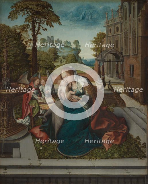 Virgin and Child with Angels, ca. 1518. Creator: Bernaert van Orley.