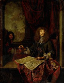 Portrait of Carel Quina (1622-89), Knight of the Holy Sepulchre and Amsterdam-born explorer of Asia, Creator: Jacob Toorenvliet.