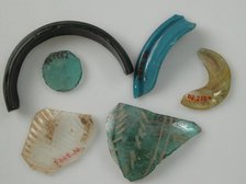 Glass Fragments, Coptic, 4th-early 5th century. Creator: Unknown.