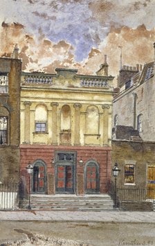 View of the King's Cross Theatre, Liverpool Street, St Pancras, London, 1881. Artist: John Crowther