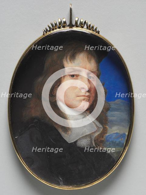 Portrait of a Man, c. 1655. Creator: Samuel Cooper (British, 1608/09-1672).
