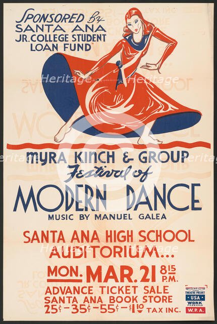 Festival of Modern Dance, [193-]. Creator: Unknown.