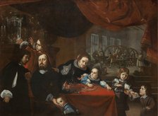 Dionysio Miseroni (1607-1661) and his Family, c. 1653.