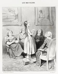 "...dussent-ils me maudire...", 1844.  Creator: Honore Daumier.