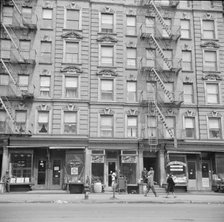 Harlem apartment house, New York, 1943. Creator: Gordon Parks.