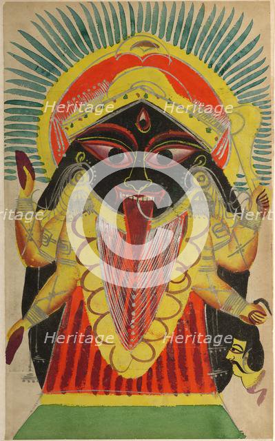 The Goddess Kali, 1800s. Creator: Unknown.