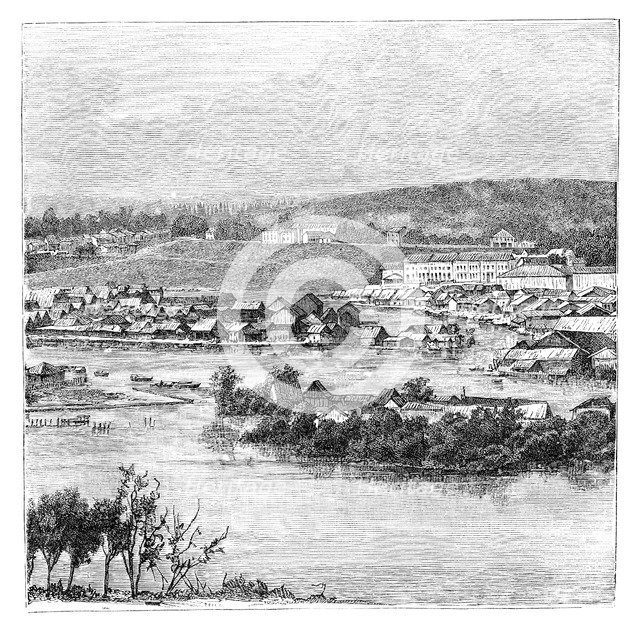 Singapore, 1895. Artist: Unknown