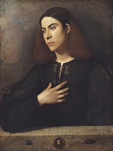 Portrait of a Young Man (Antonio Brocardo?), ca 1509-1510. Creator: Giorgione (1476-1510).