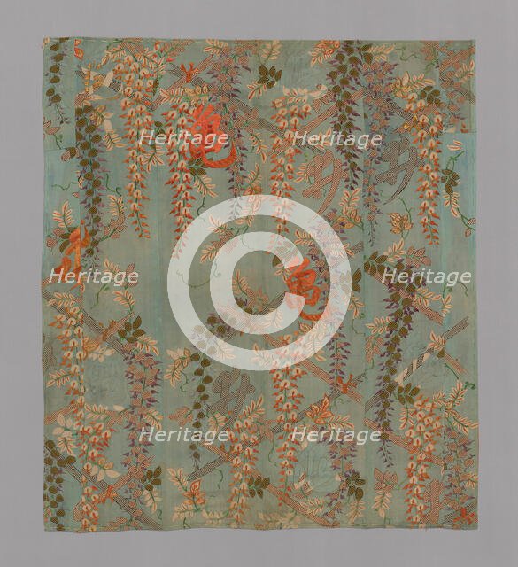 Kosode Made into a Tobari or Fukusa Composed of Six Panels, Japan, mid-Edo period, early 18th cent. Creator: Unknown.