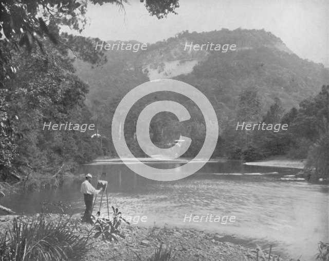 'The Red Bluff', 19th century. Artist: Unknown.