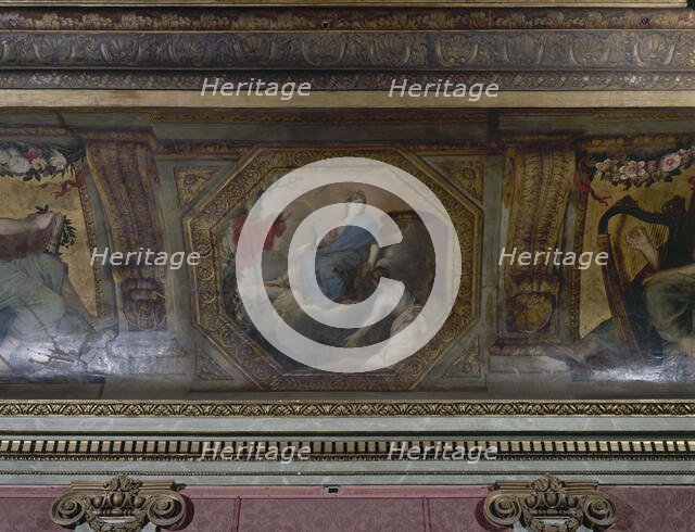 Psyche begs Juno's protection, between 1652 and 1655. Creator: Charles le Brun.